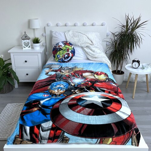 Jerry Fabrics Detská deka Avengers Heroes 02, 100 x 150 cm1