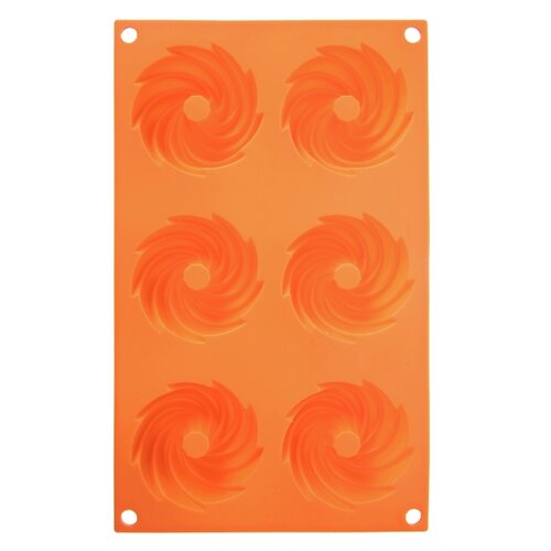 Orion Kranzform aus Silikon, Orange