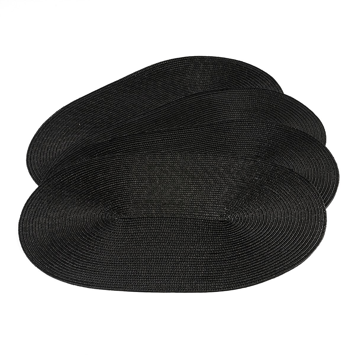 Jahu Prestieranie Deco ovál čierna, sada 4 kusov, 30x45 cm