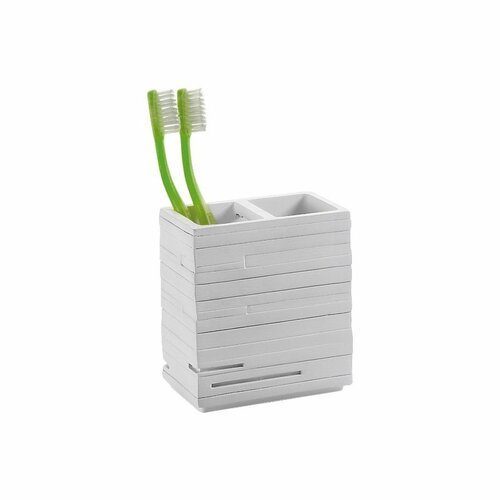 GEDY QU9802 Quadrotto álló fogkefetartó, fehér termék 2. képe