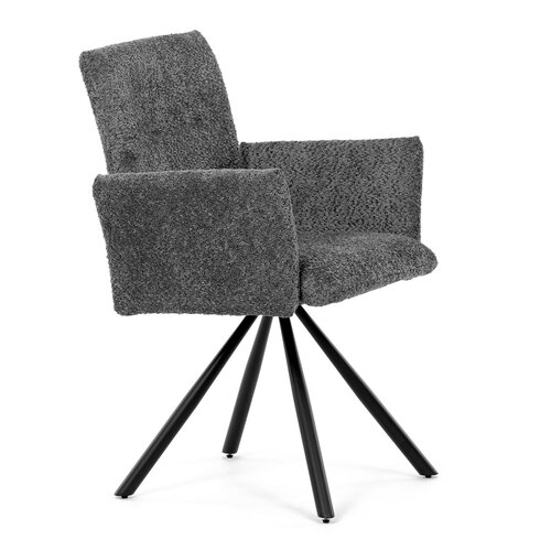 Set de scaune de sufragerie cu mecanism deîntoarcere DCH-W1117 GREY2, 2 buc.