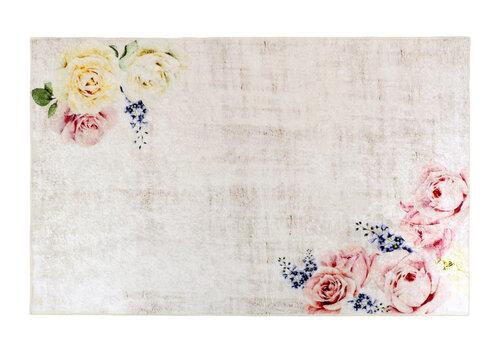 Bellatex Kusový koberec Ruže 3D, 80 x 120 cm
