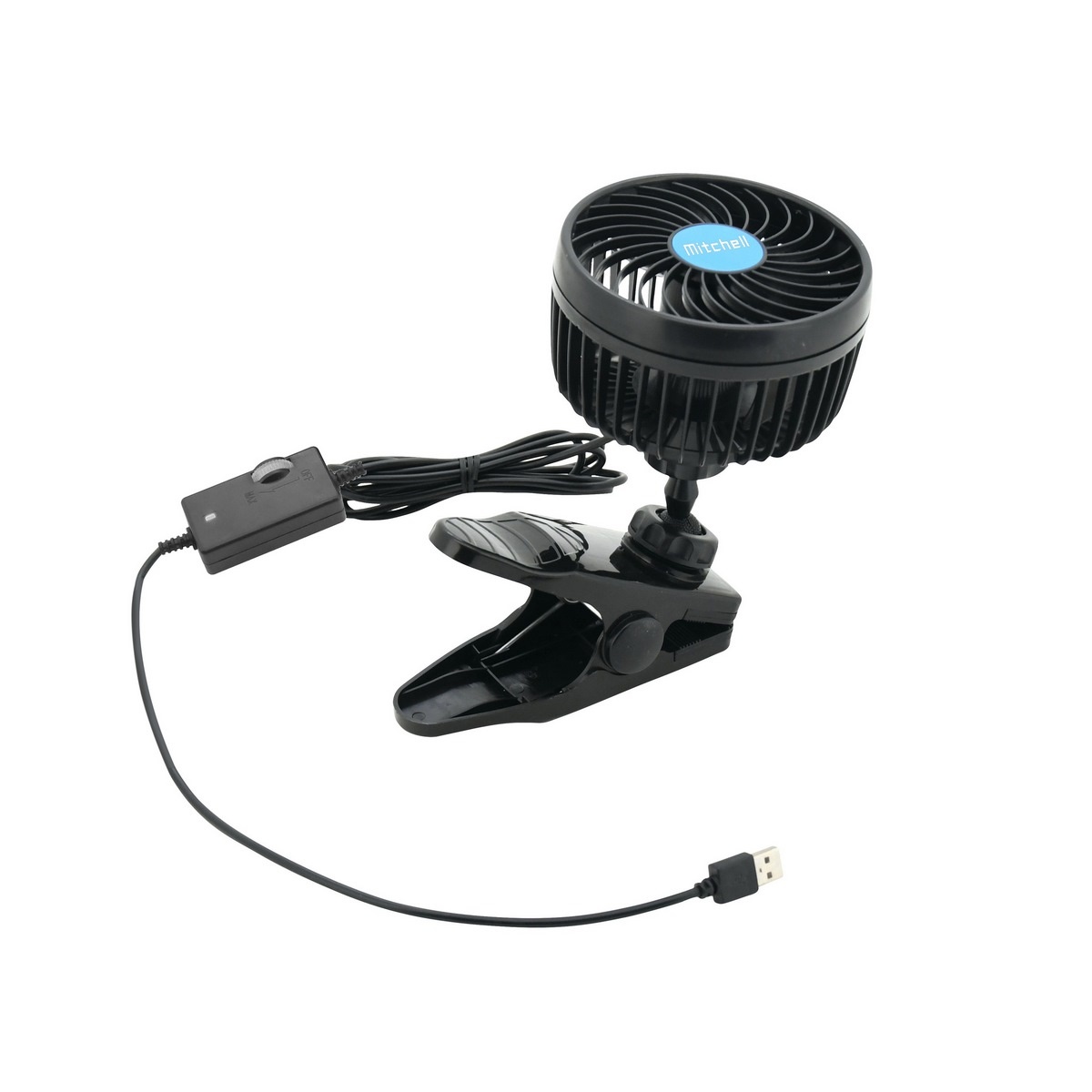 Obrázok MITCHELL 115 mm USB 5V klips (8591686072280)