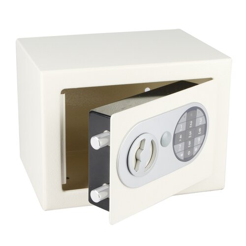 Jeklen sef z elektronskim ključavnico, bela