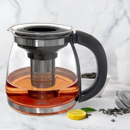Orion Teekanne mit Edelstahlfilter, 1,73 l
