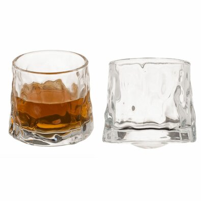 2-delni set zibanih kozarcev za whisky Rocks, 180ml