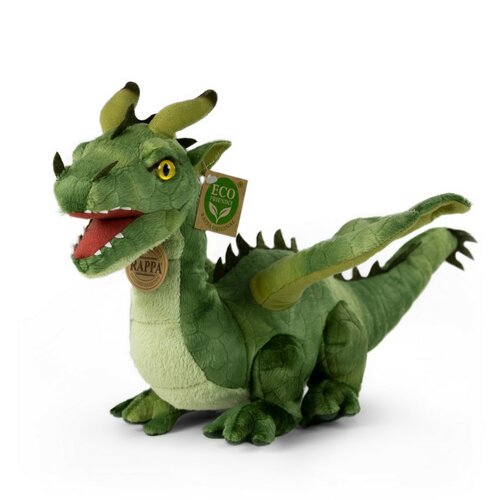 Rappa Plüss sárkány, zöld, 40 cm ECO-FRIENDLY