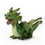 Rappa Plush dragon verde, 40 cm ECO-FRIENDLY
