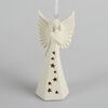 Porcelanowy anioł LED, 20 cm