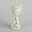 Porcelanowy anioł LED, 20 cm