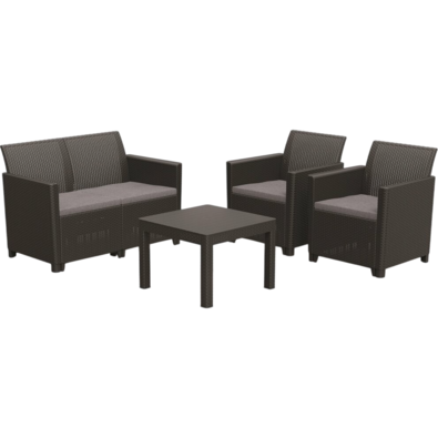 Záhradný set Keter Claire grafitový