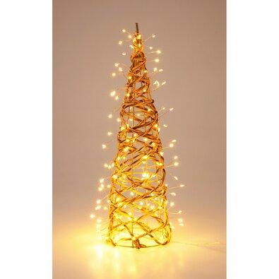 Venkovní vánoční dekorace Svítící kužel, 40 x 12 cm, 160 LED, teplá bílá