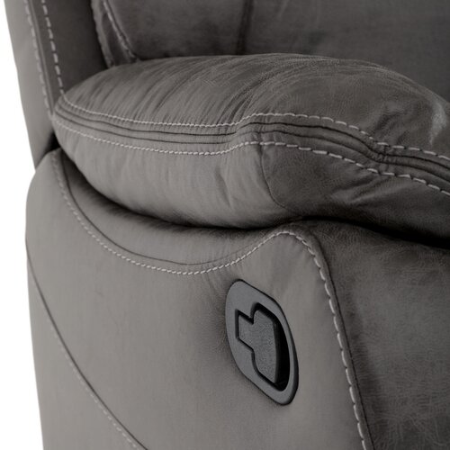 Polohovacie kreslo 4092 GREY3, vintage, sivá