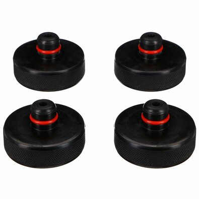 Sixtol Komplet gumijastih blazinic za vzglavnikJACK PAD SET 4T za avtomobile Tesla, 4 kosi