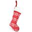 Karácsonyi textil kötött csizma 45 cm, piros