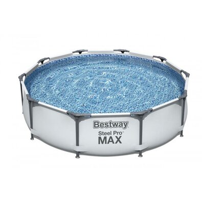 Bestway Oberirdischer Pool Steel Pro MAX, D. 305 cm, H. 76 cm