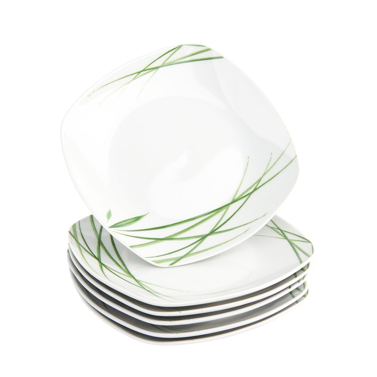 Domestic 6-dielna sada dezertných tanierov Delia, 19 cm