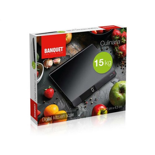 Banquuet Váha kuchyňská digitální Culinaria Black 15 kg