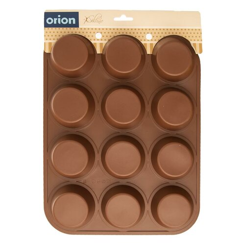 Orion Silikonform MUFFINS 12, Braun