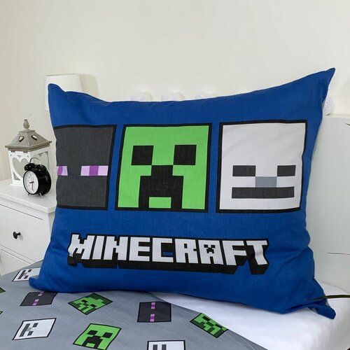 Jerry Fabrics Bombažna posteljnina Minecraft Hostile Mobs, 140 x 200 cm, 70 x 90 cm