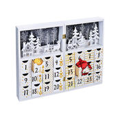 Calendar de Advent Solight LED Carte, 8x LED, 40 x30 cm, 2x AAA
