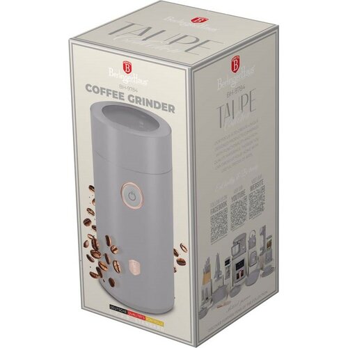 BerlingerHaus Mlynček na kávu elektrický Taupe