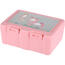 Lunch box s príborom, 13,5 x 18 x 7,5 cm, ružová