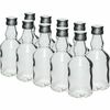 10dílná sada skleněných lahví s víčkem, 50 ml