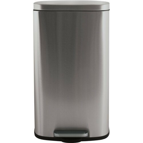 Spirella Pedálový odpadkový koš soft-close Akira 50 l, kartáčovaný nerez