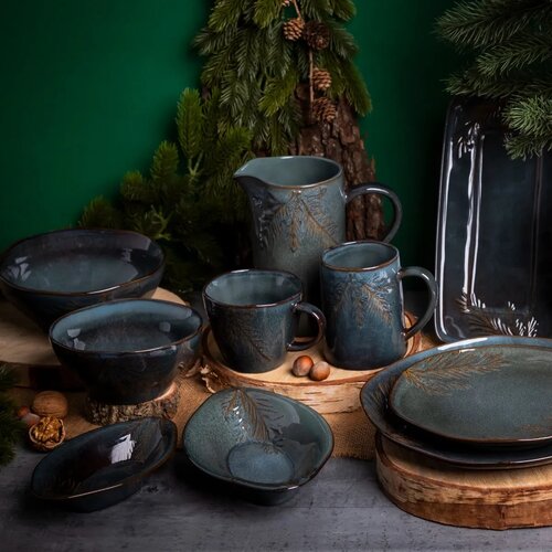 Altom Ceramiczna miska Pine Forest 17,5 cm, 1 l