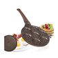 Tigaie pentru clătite Banquet cu suprafață antiaderentă, Granite Brown Smile, 26 cm