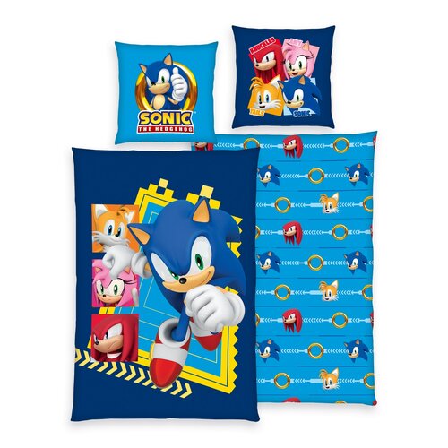 Herding Бавовняна постільна білизна Sonic, 135 x 200 см, 80 x 80 см