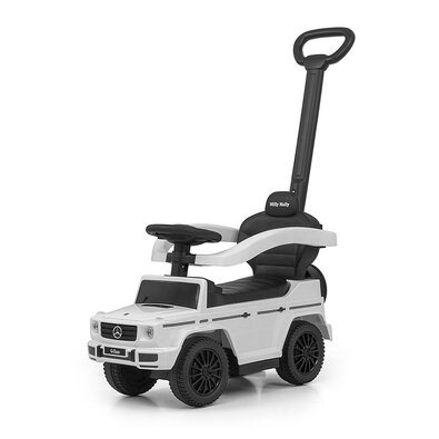 Milly Mally Odpychacz z pałąkiem Mercedes G350d biały, 94 x 40 x 86,5 cm