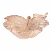 Vogeltränke Blatt Vögel, MgO Keramik 21 x 18 x 7 cm