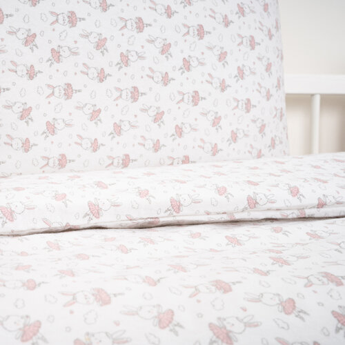 4Home Otroška flanelasta posteljnina Ballerina,100 x 135 cm, 40 x 60 cm