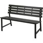 Garten Metallbank Atlanta, 125 x 60 x 81 cm, Polywood