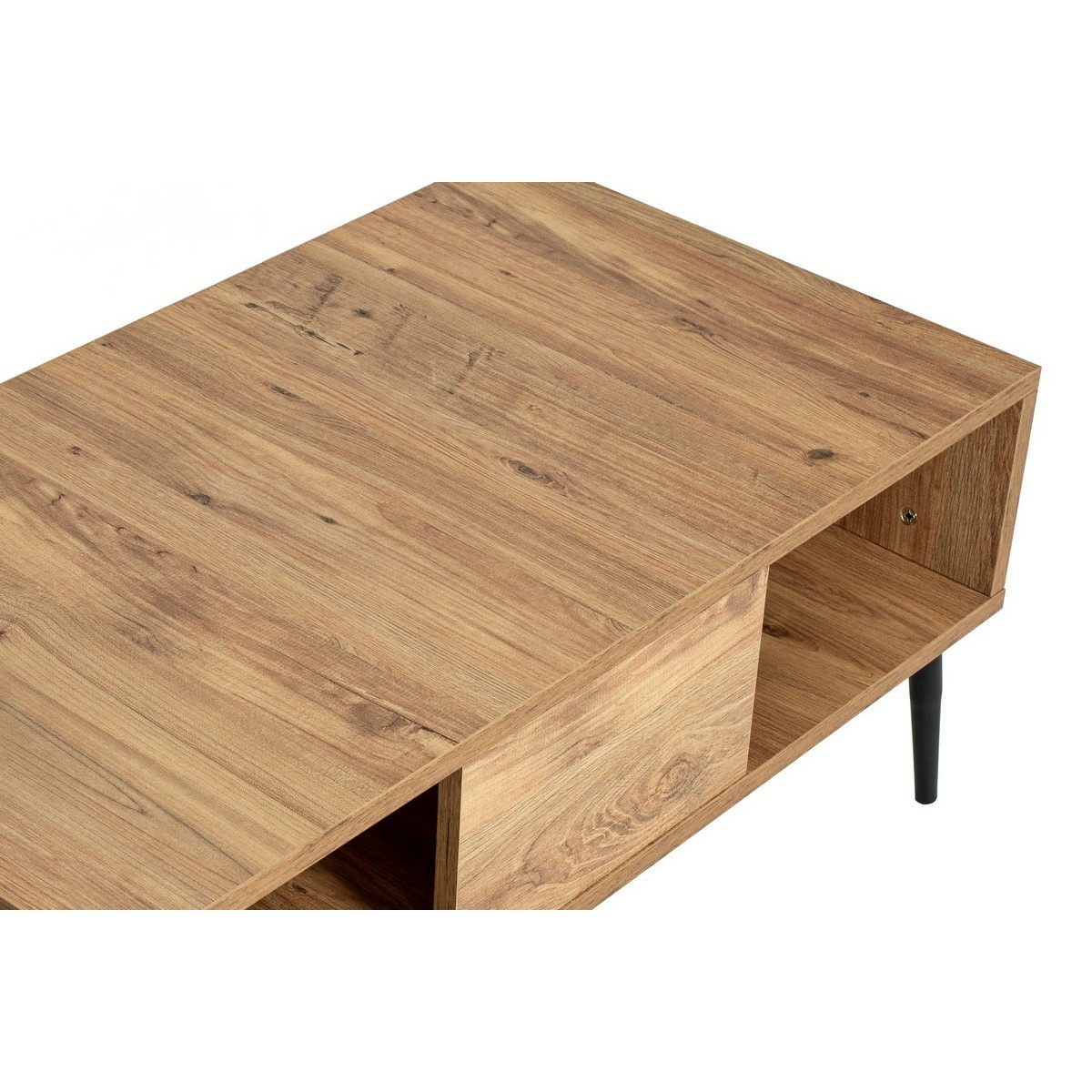 Konferenčný stolík Bukle Atlantic Pine and Black