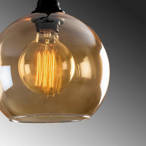 Lampa wisząca Horizont Gold - 022, złoto-czarna