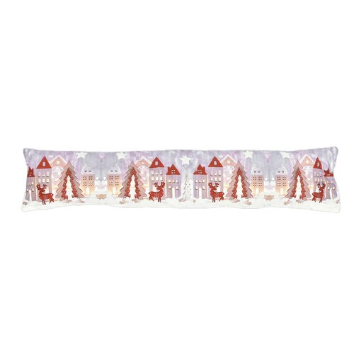 Rulou de fereastră de Crăciun Decor roșu, 18 x 85cm