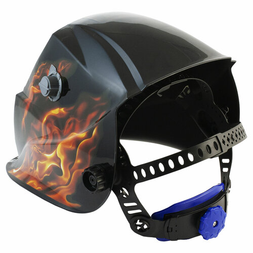 Asist AR06-1001FL svářečská ochranná maska, dekor plameny