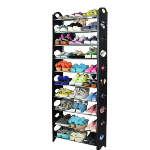 Szafka na buty Botis 5 czarna, 154 cm