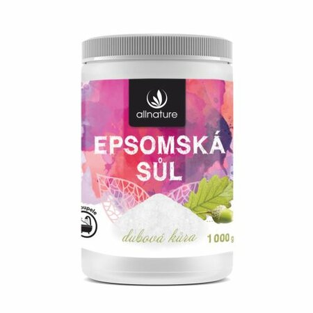 Allnature Epsomská soľ Dubová kôra 1000 g