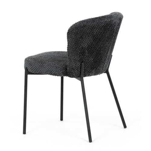 Scaun Bouclé CT-W1077 GREY2, gri închis