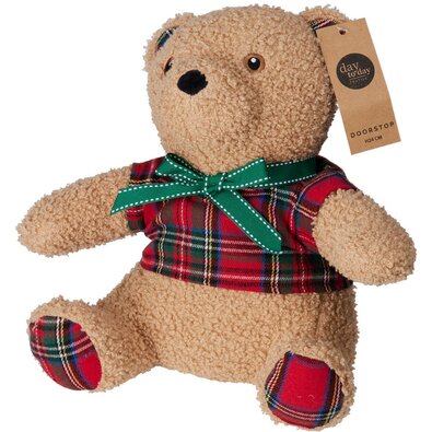 Dverná zarážka Teddy červená, 24 x 16 cm