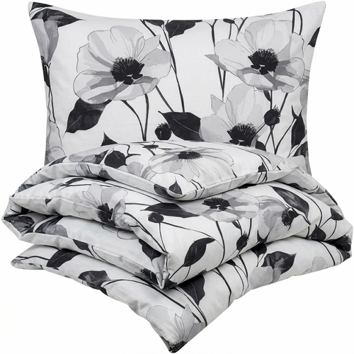 Lenjerie de pat din bumbac renforcé 4Home Monochrome Bloom , 140 x 200 cm, 70 x 90 cm