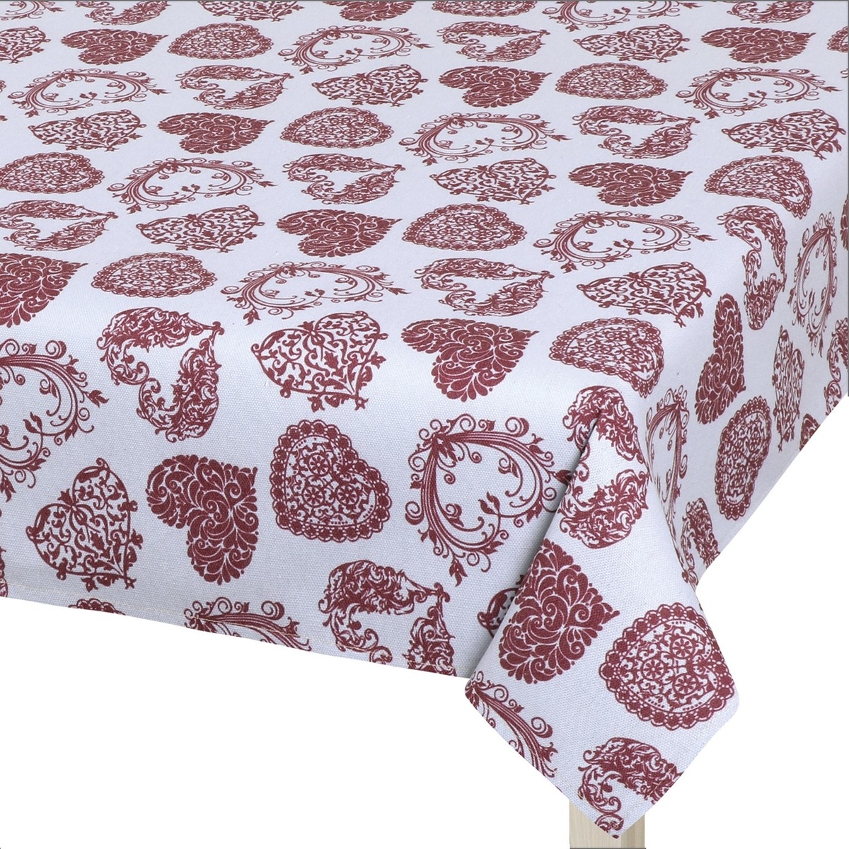 Bellatex DITA Szív csipke abrosz, 120 x 180 cm, 120 x 180 cm akciós termékkép 1