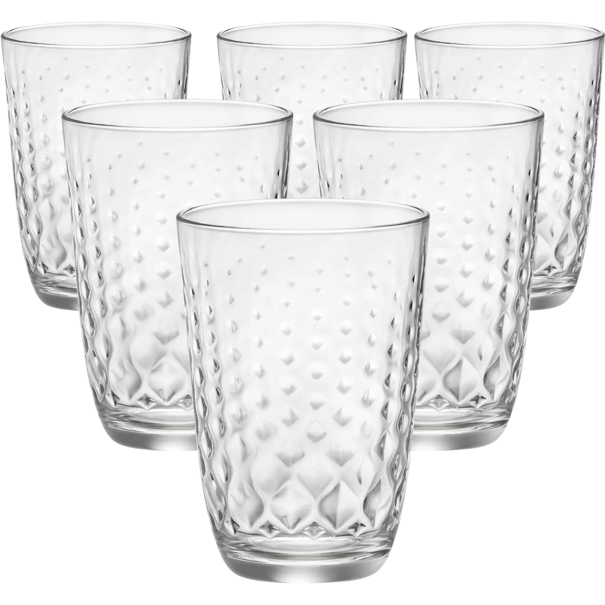 Bormioli Rocco 6dílná sada sklenic Glit, 380 ml, 380 ml