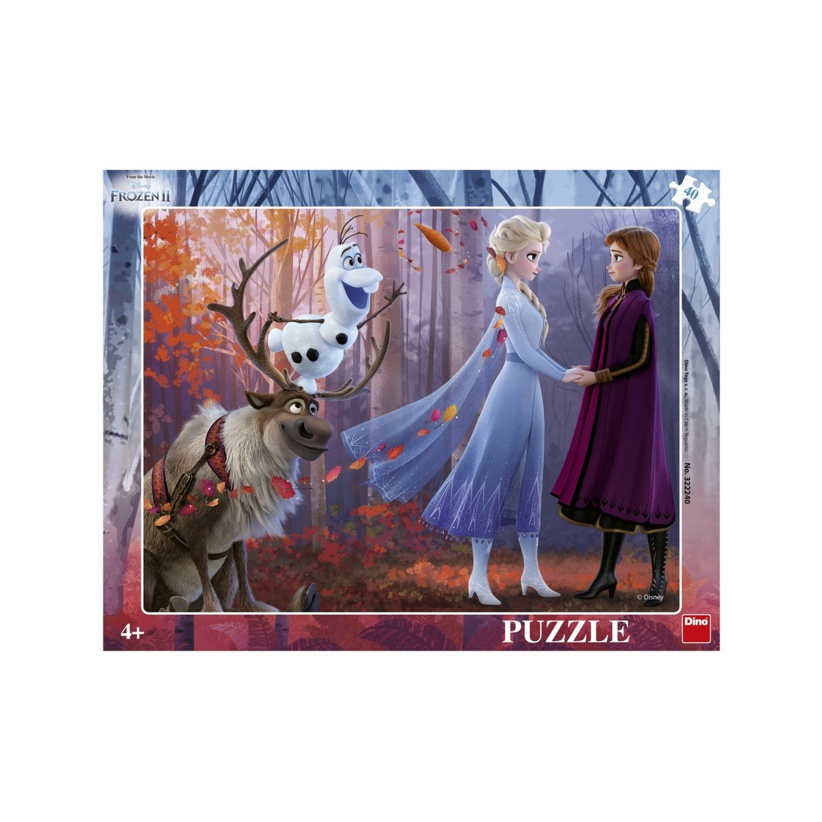 Obrázok DINO - Frozen II 40 Stolné Puzzle