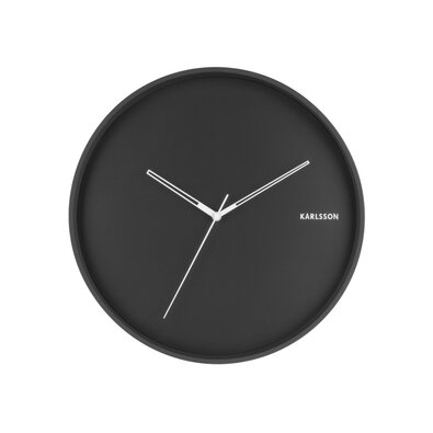 Karlsson  5807BK Dizajnové nástenné hodiny pr. 40 cm