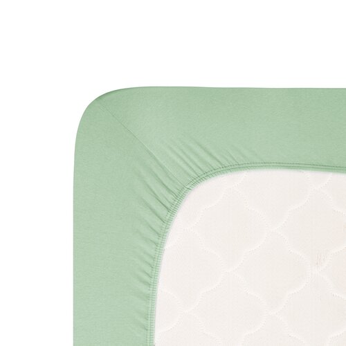 4Home jersey sheet Luxury green , 90 x 200 cm